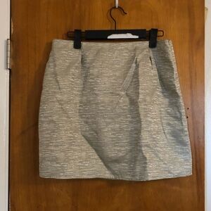 Criss Cross | Silver & Gold Skirt